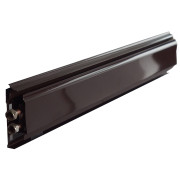 Теплий плінтус КПНК-16/100К(р) кінцевий під різьбове з’єднання, коричневий Теплий плінтус КПНК-16/100К(р) кінцевий під різьбове з’єднання, коричневий